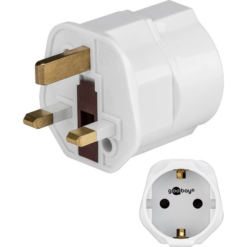 Reiseadapter Europa auf UK 45353