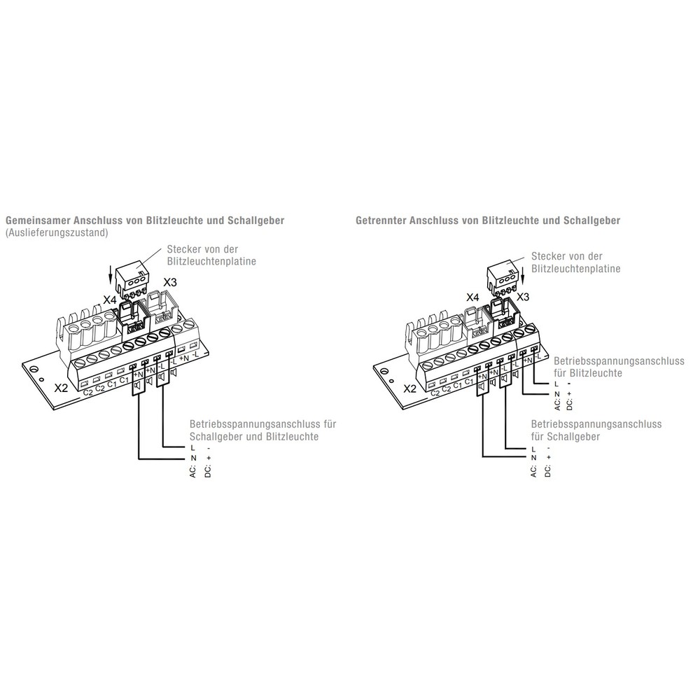 Schallgeber PA X 5-05 230 AC YE