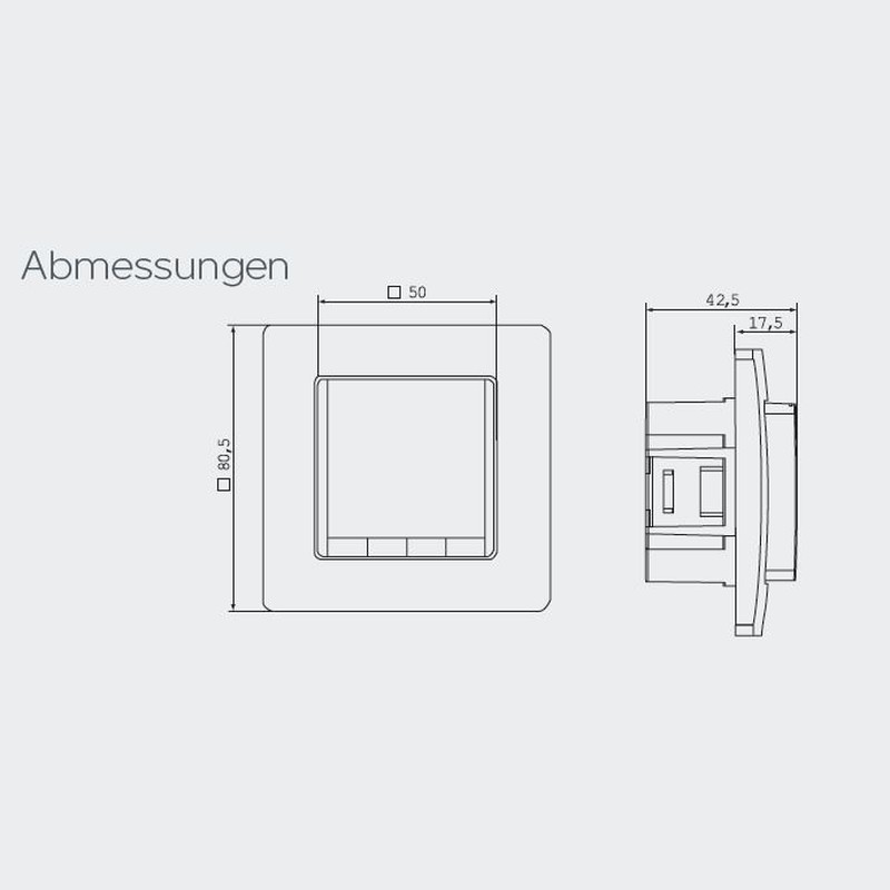 UP-Uhrenthermostat FIT 3 F / blau