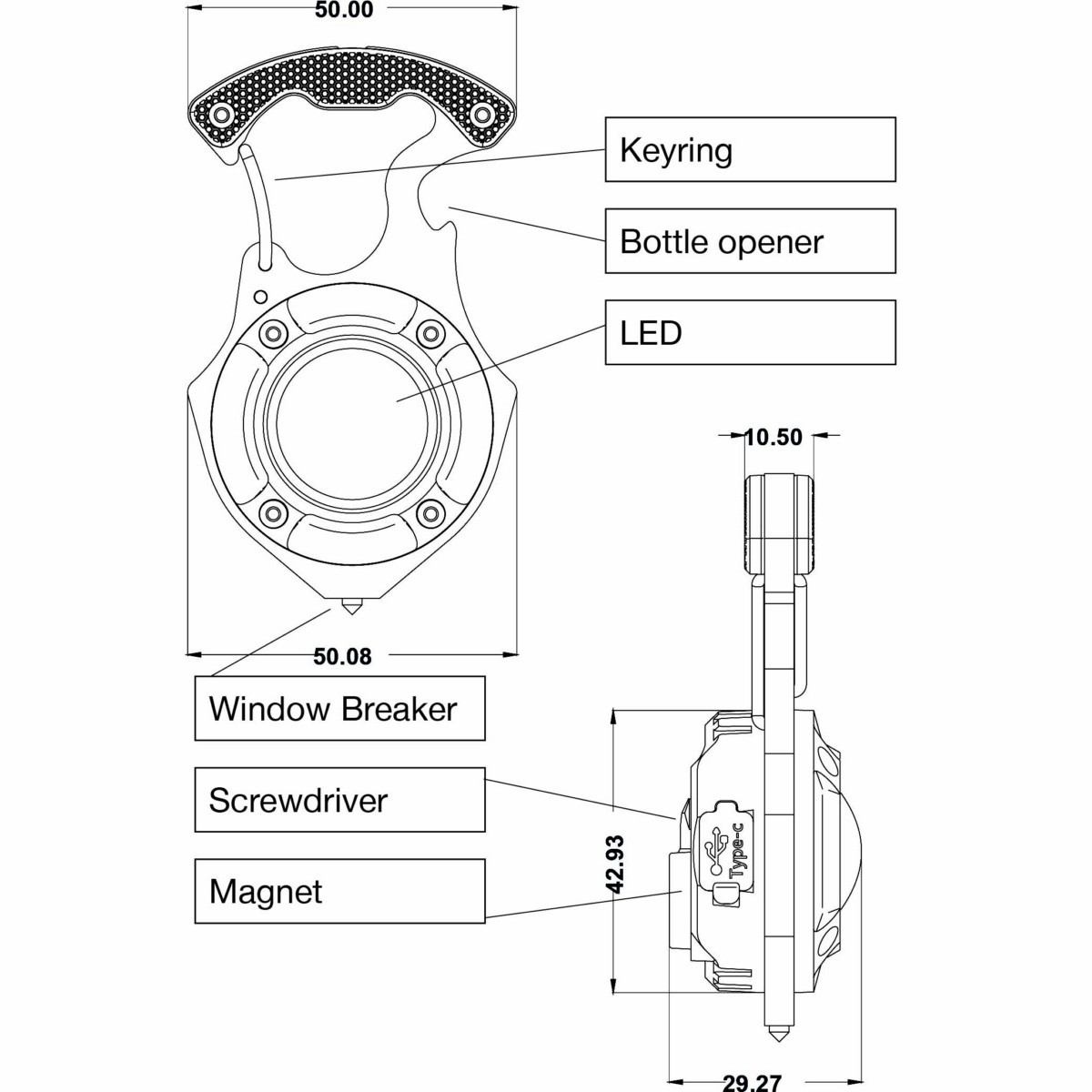 LED-Taschenlampe 146904
