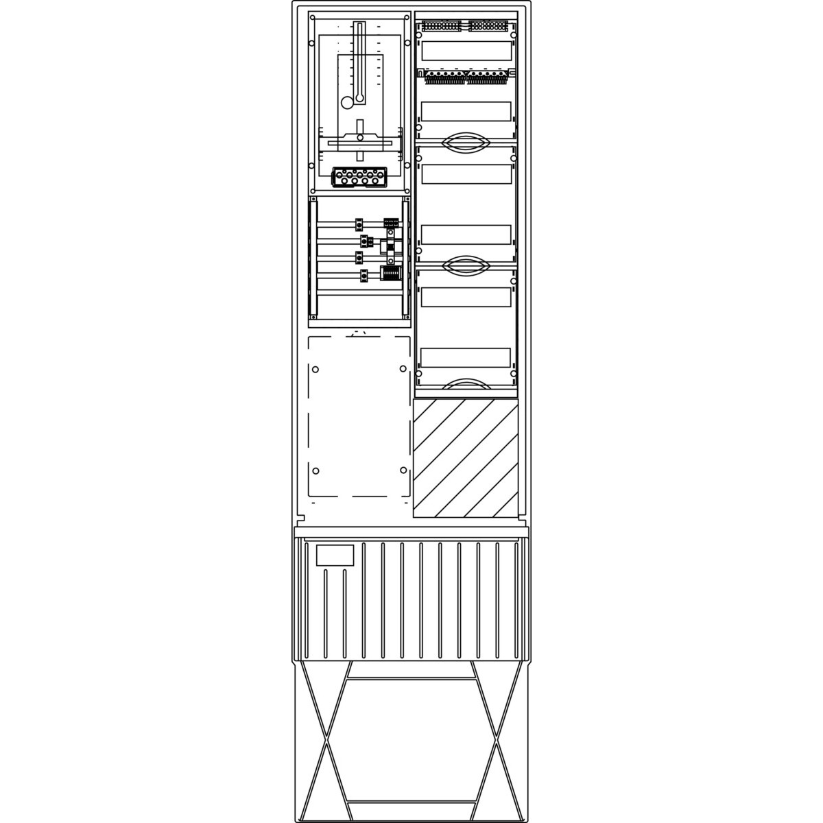 Zähleranschlusssäule ZS341.S2.24V