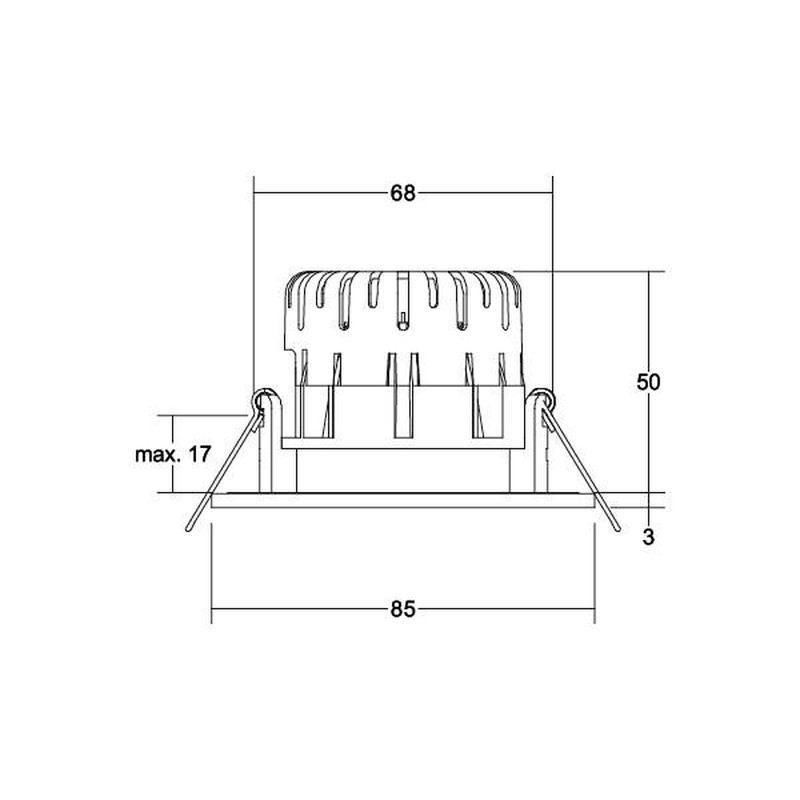 LED-Einbaudownlight 230V 38480183AB