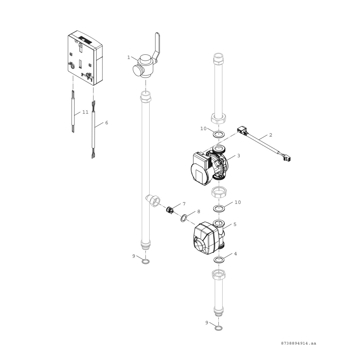 Anschluss-Set AWMB-Mi