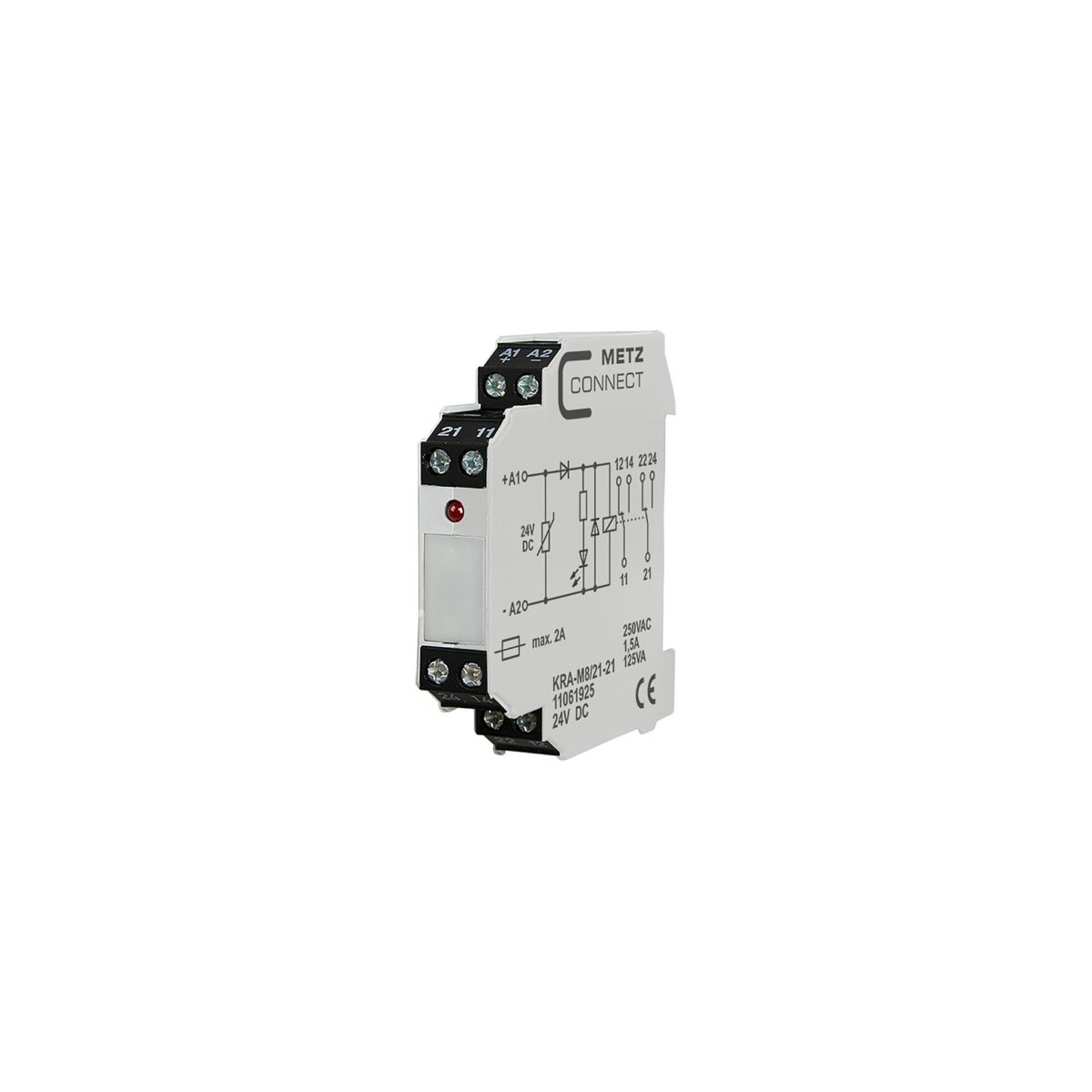 Koppelbaustein KRA-M8/21-21 24DC