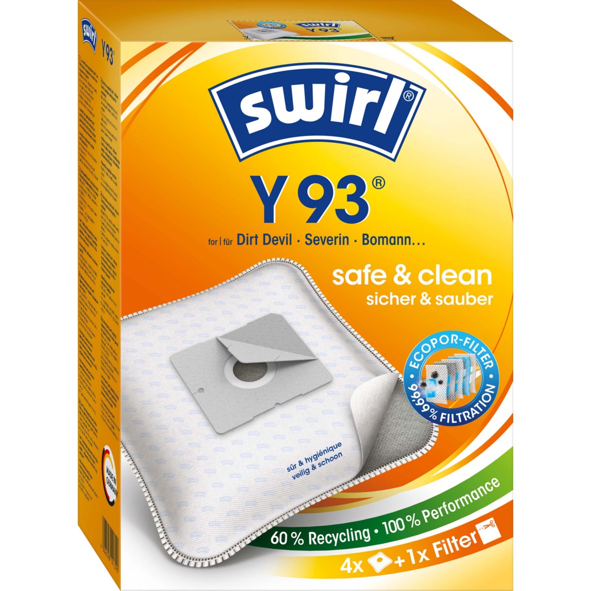 Staubbeutel Y 93(Y95) EcoPor VE4