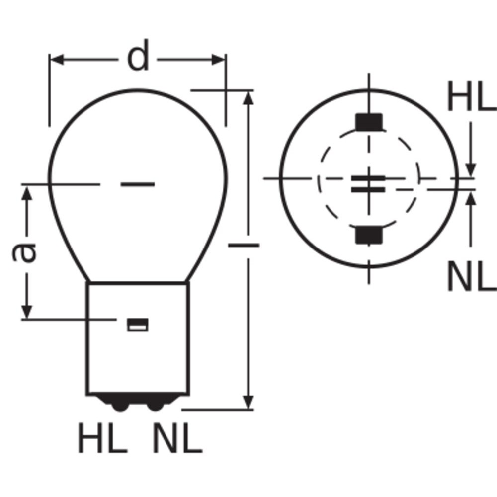 Zweiwendel-Überdrucklampe SIG 1210