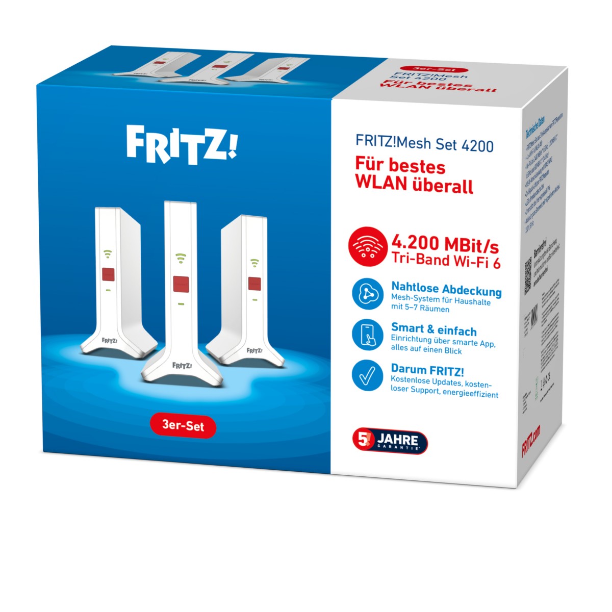 WLAN Router+Repeater FRITZ!MeshSet4200 2p