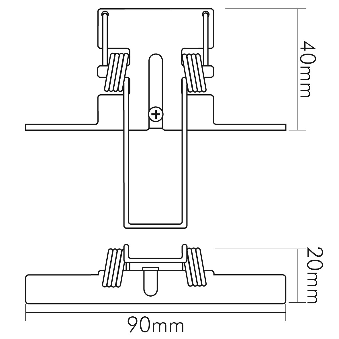 Einbaufeder 2er-Set 1560990000