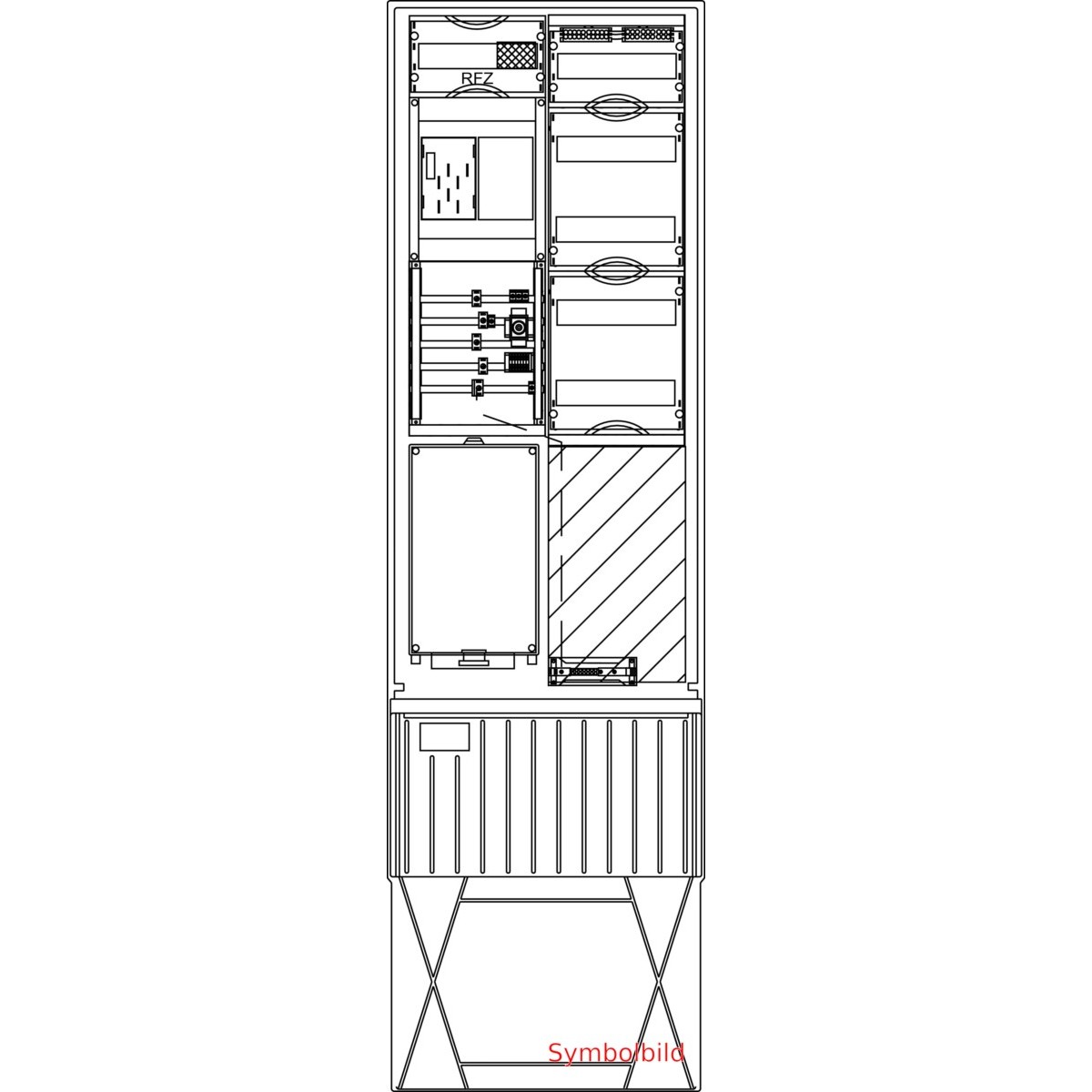 Zähleranschlusssäule ZS341B.S1.12V