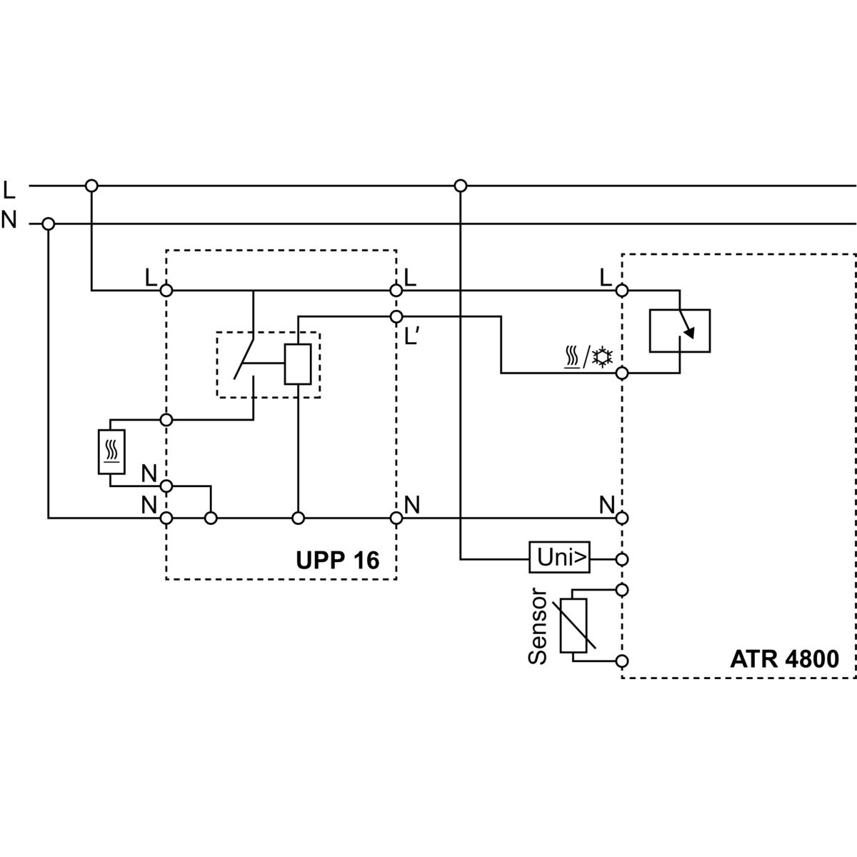 AP-Uhrenthermostat ATR 4800-16