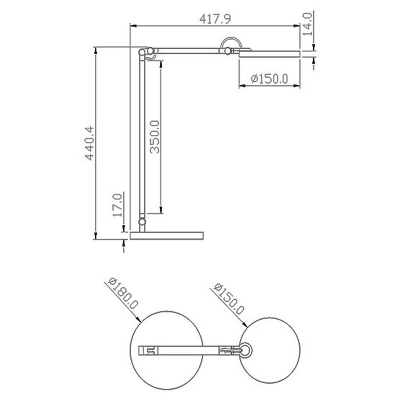 LED-Schreibtischleuchte 3551-30-101