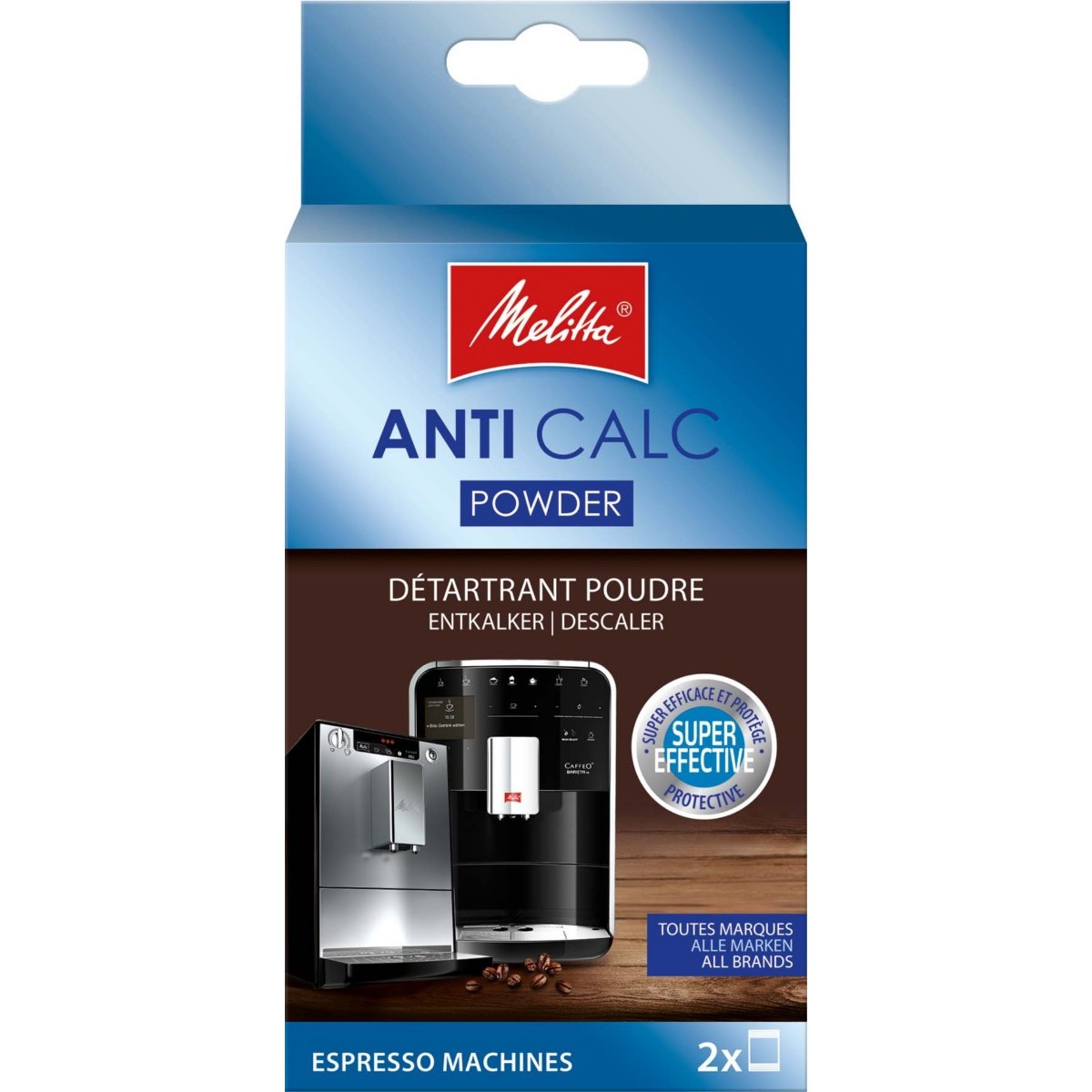 Entkalker Pulver 2 Sachets AntiCalcEspressoMach