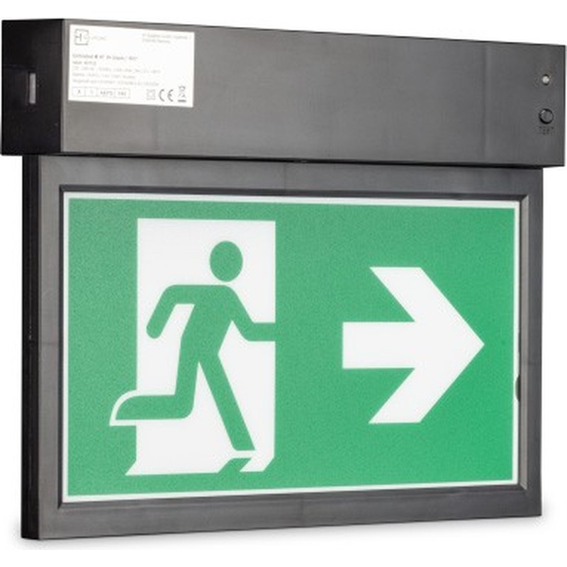 Rettungszeichenleuchte UnlimitedMAT3Hblack