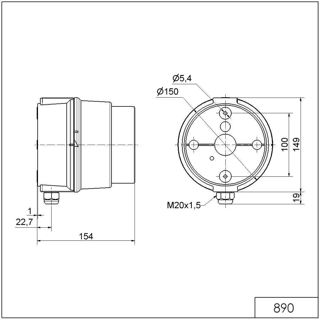 Ampel 12-230VAC/DC RD/GN 89003000