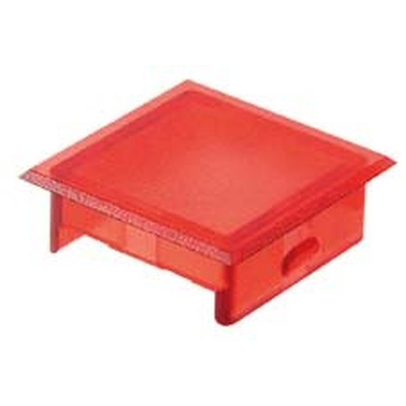 Einsteck-Kalotte rot   4-f KF25KSRT