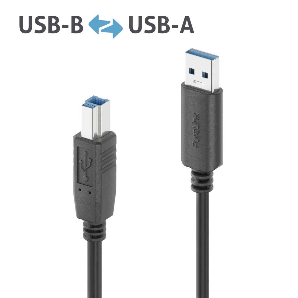 USB-A>B Kabel 1,5m IS2301-015