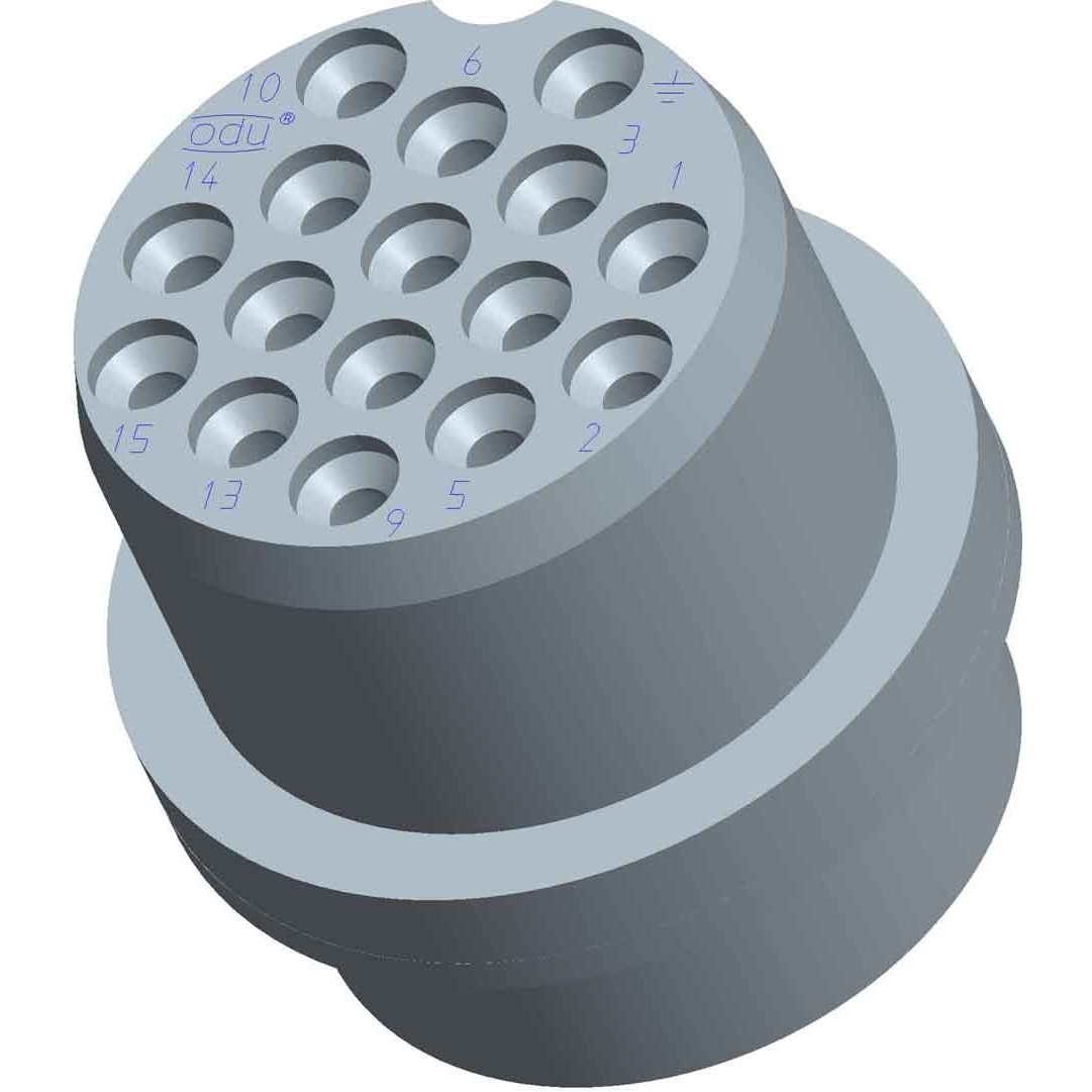 Buchsen-Iso-Kontakt 208.702.004.016.000