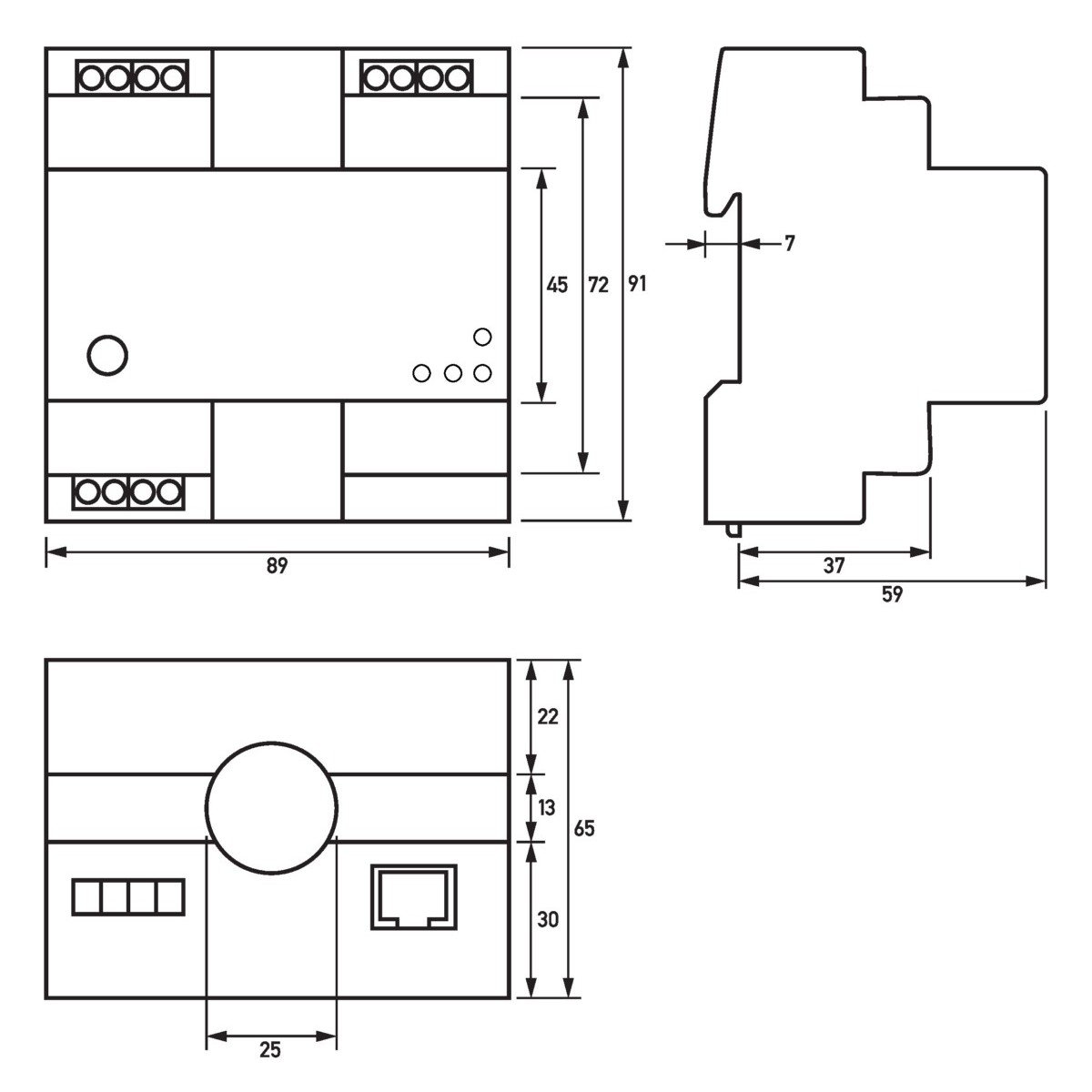 Differenzstrommonitor e.Guard RCM B 025