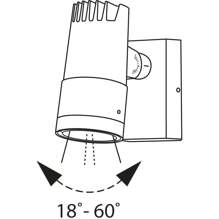 LED Wandleuchte Andria 7861-370