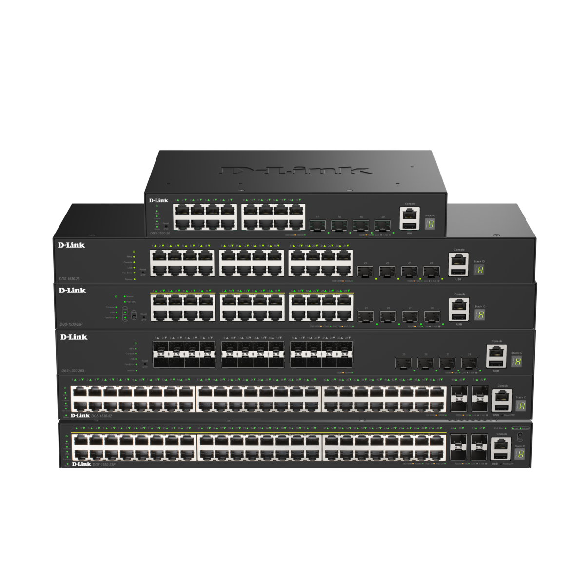 20-Port Gigabit Switch DGS-1530-20/E