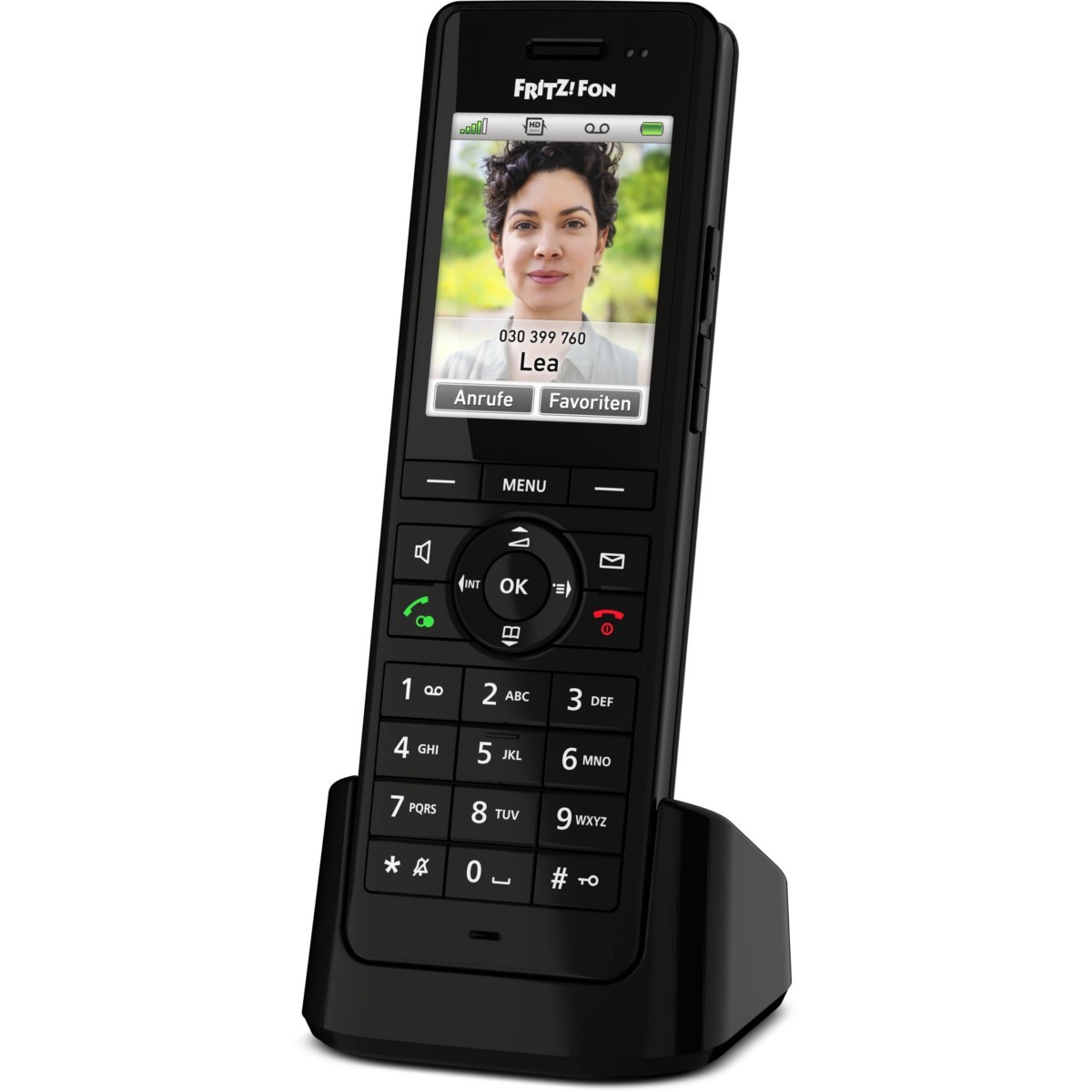 DECT Telefon FRITZ!Fon X6 schwarz
