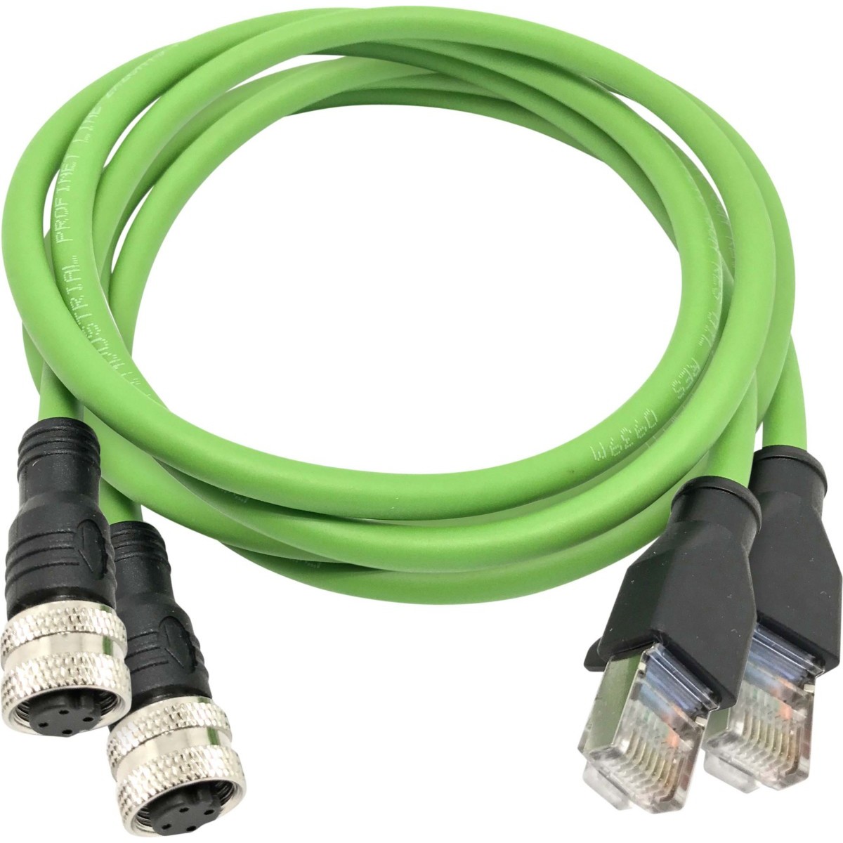 Adapterkabel 1m PROFINET AdapterRJ45-M12-D