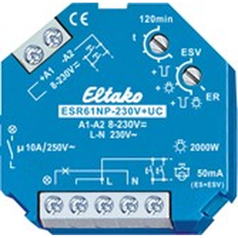 Stromstoßschalter 1S ESR61NP-230V+UC