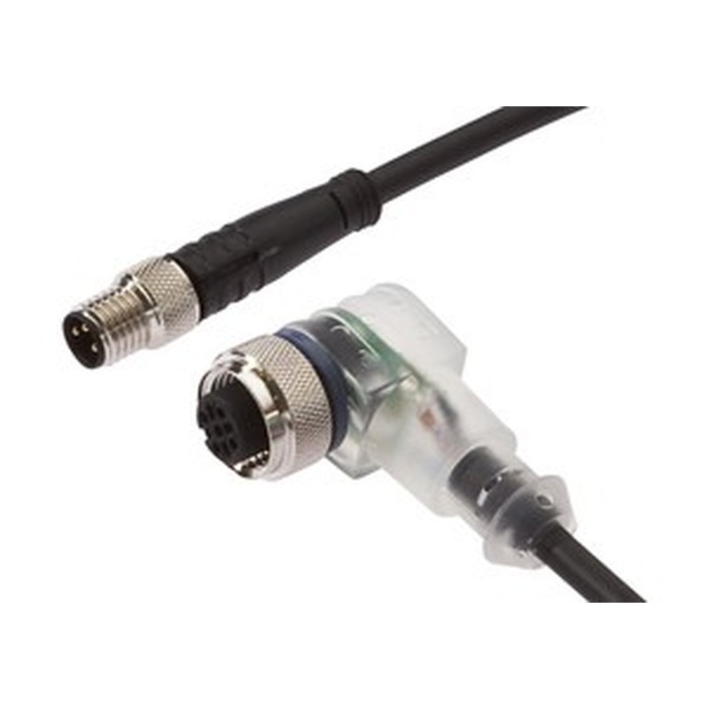 Anschlußkabel 0,6m M12/M8 VK060F62