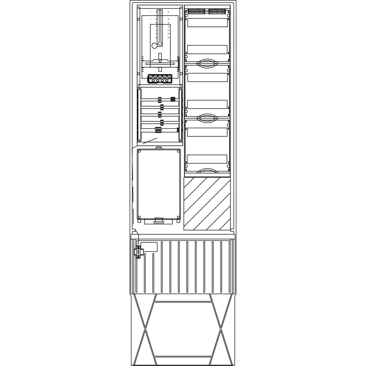 Zähleranschlusssäule ZS341.S4.72