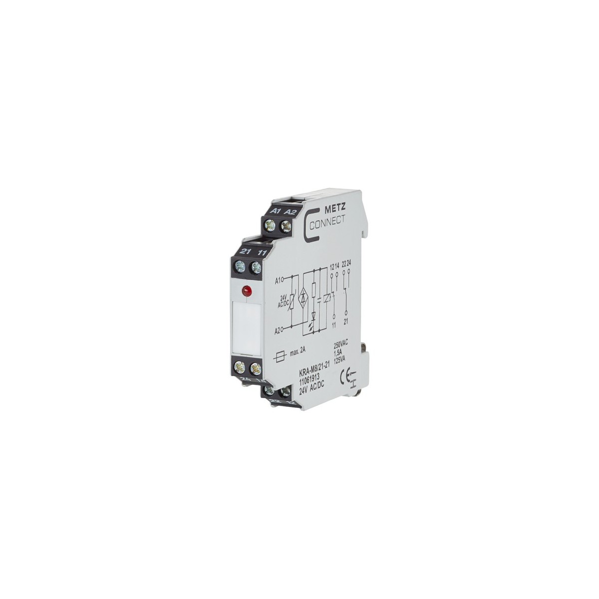Koppelbaustein KRA-M8/21-21 24AC/DC