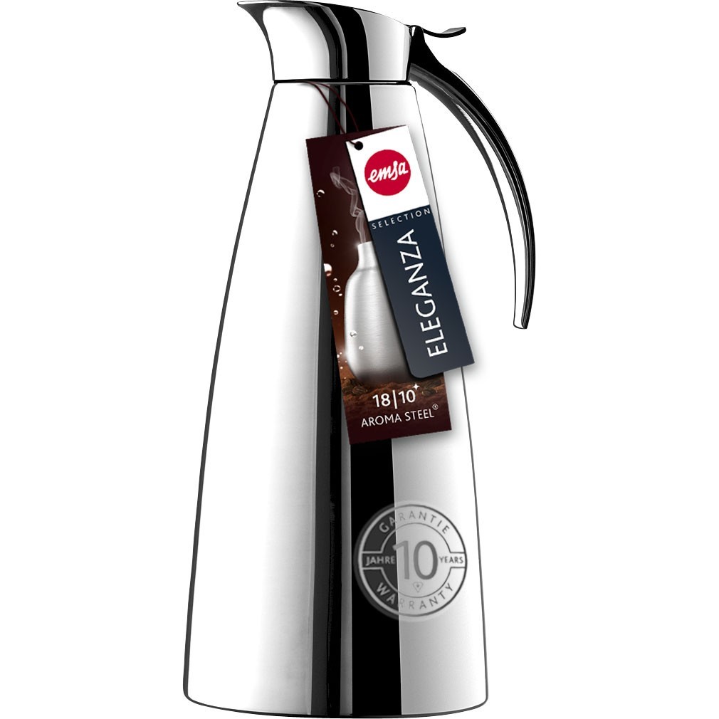 Isolierkanne Edelstahl ELEGANZA 1,3l eds