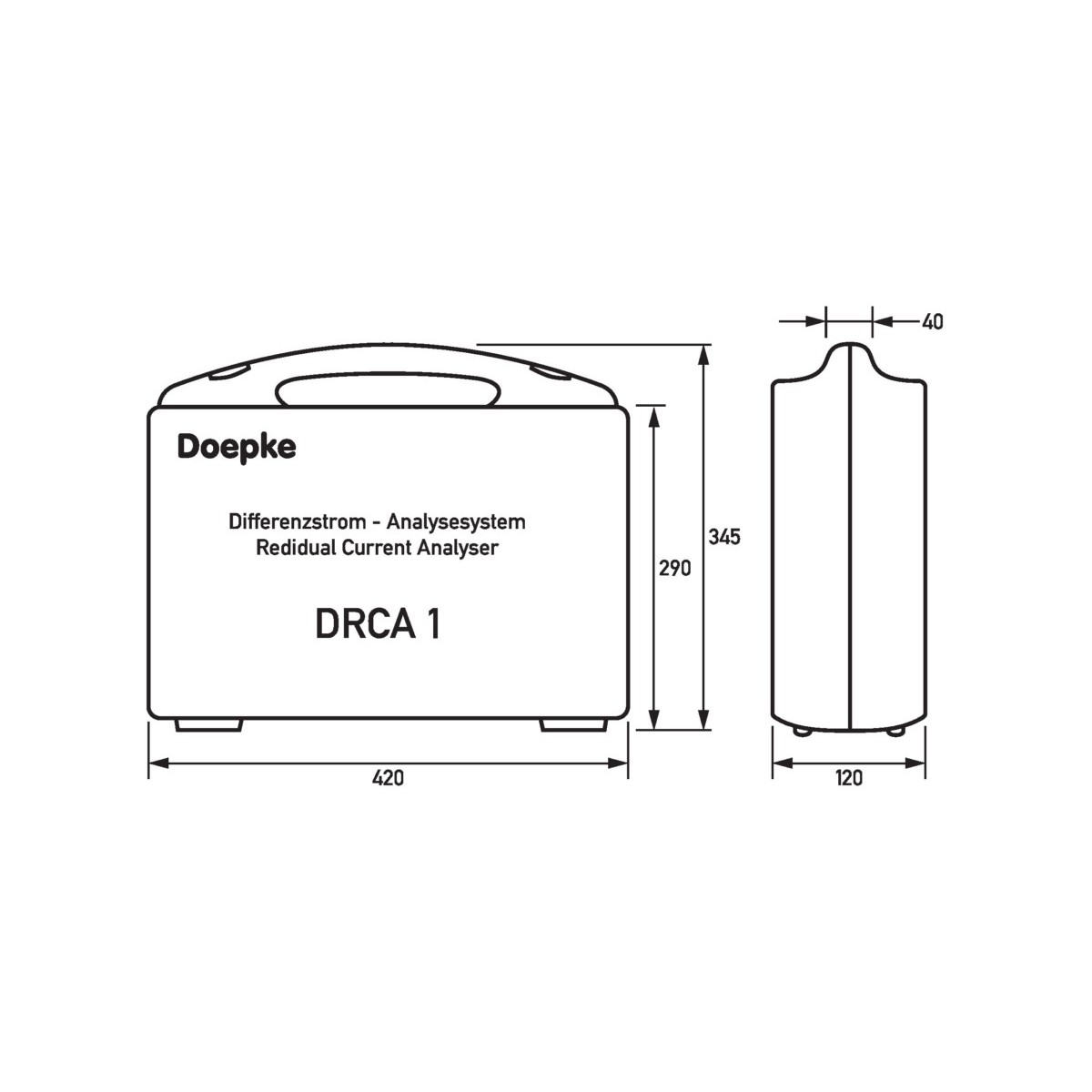 Diagnosegerät DRCA1-Set