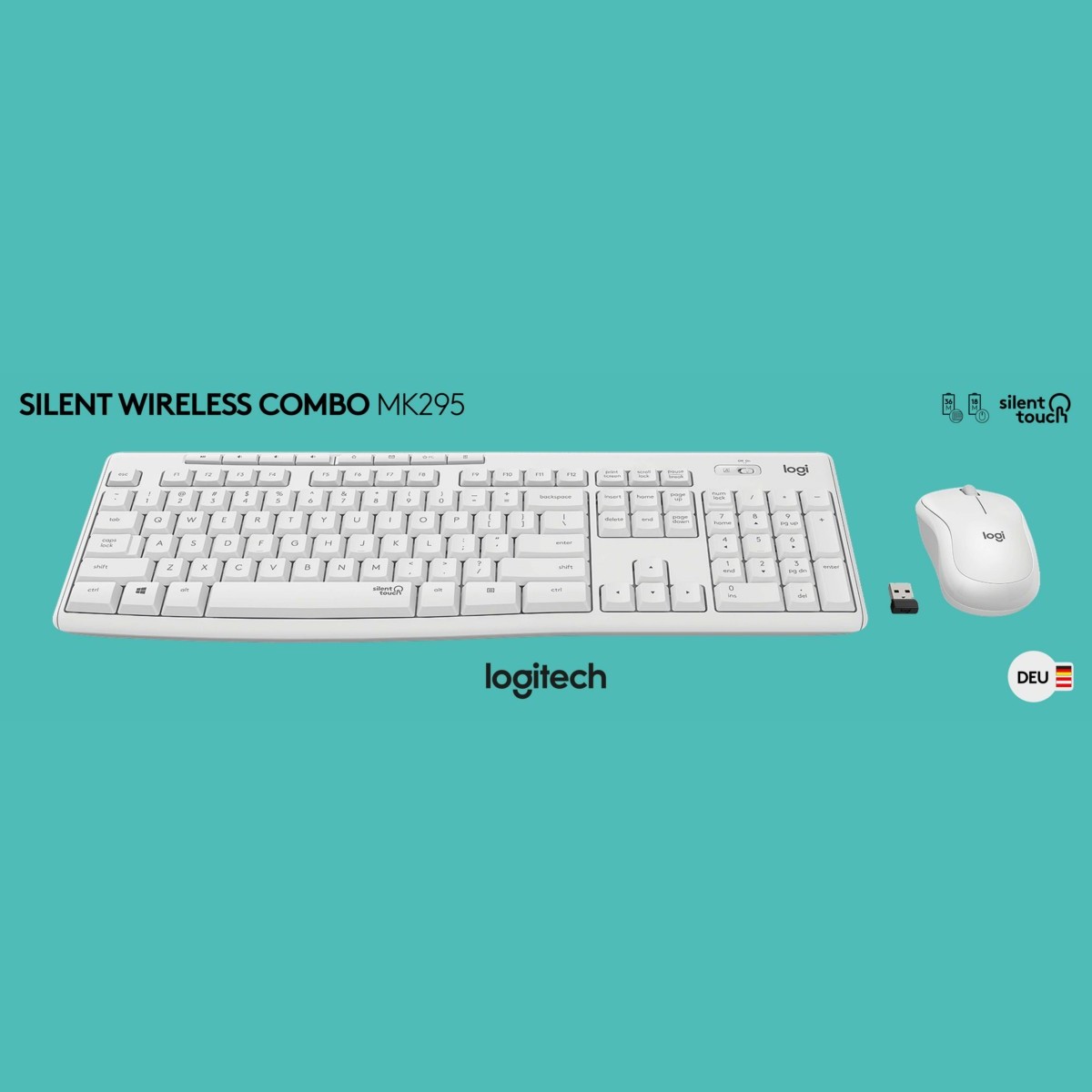 Tastatur/Maus Set MK295 ws