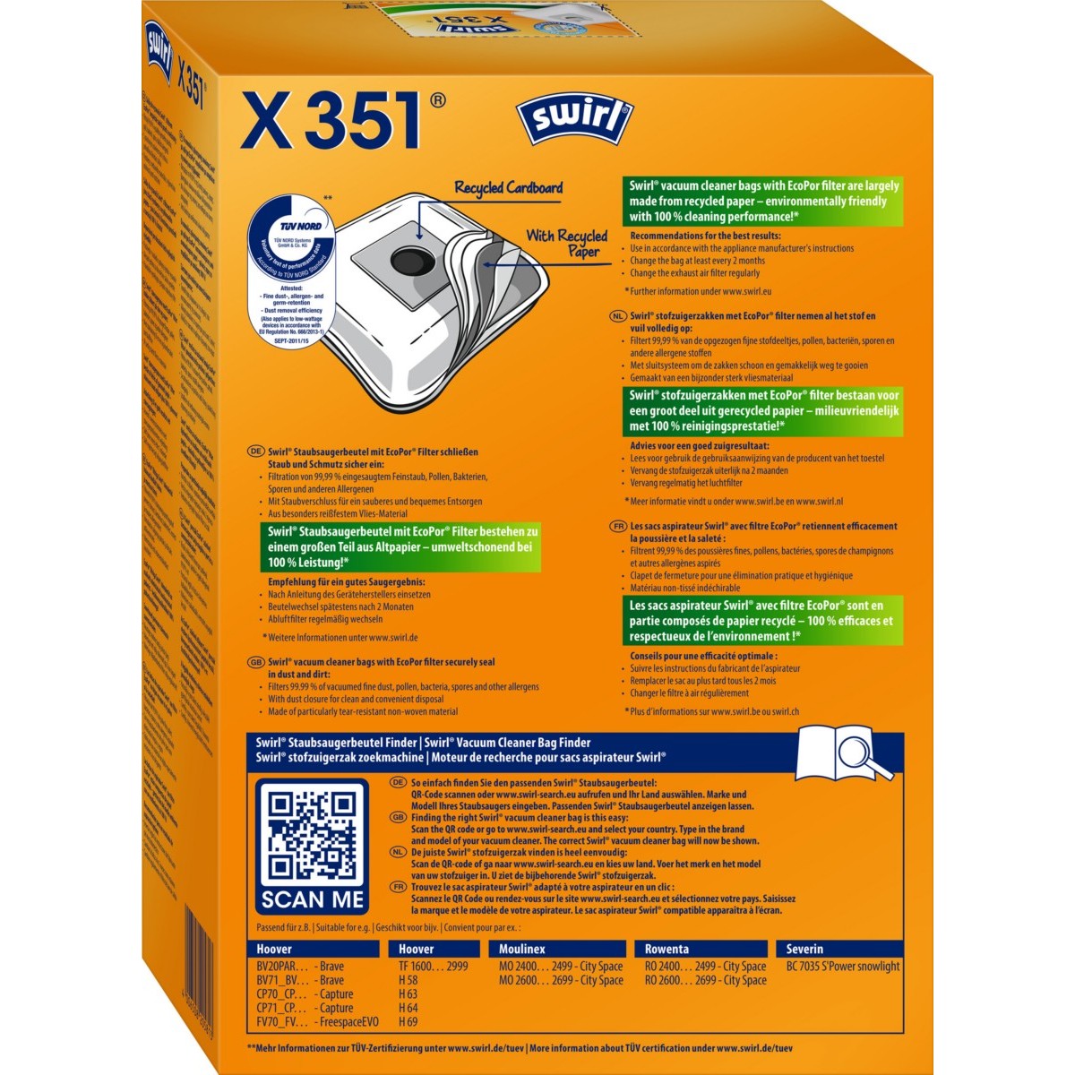 Staubbeutel V 63 EcoPor VE4