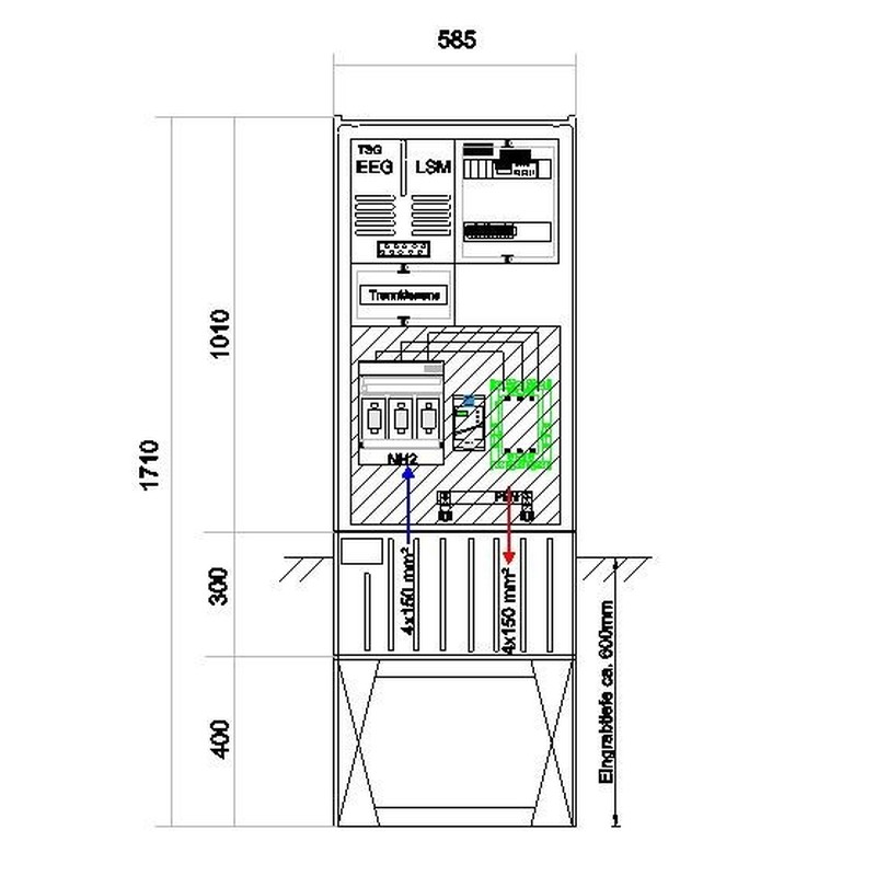 Anschlußsäule bis 100kW 58S1700-AR01-100kW3