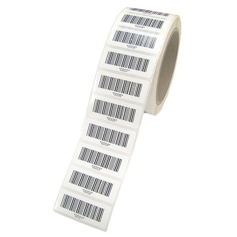 Barcode-Etiketten lfd. Nr. 9001-10000
