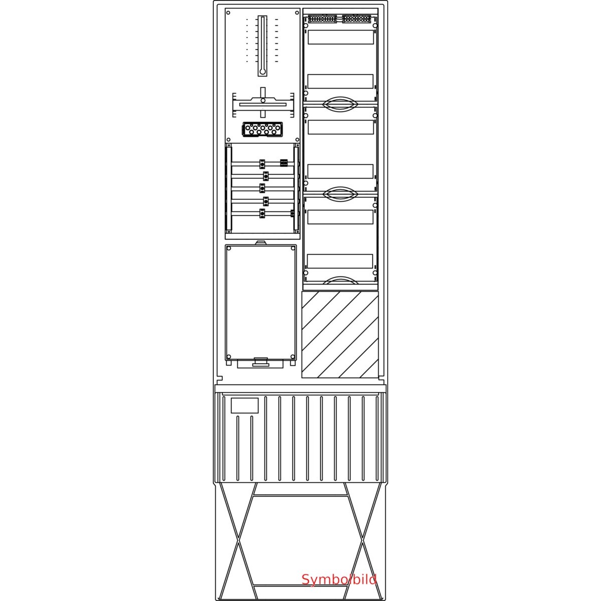 Zähleranschlusssäule ZS341.W1.48