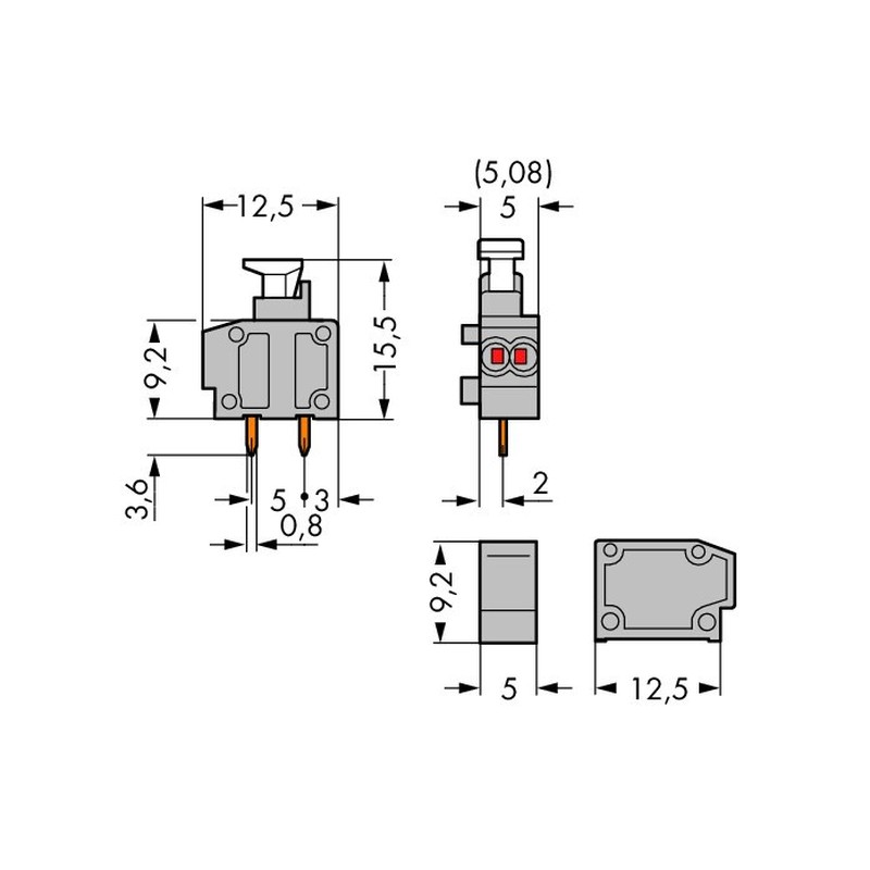 Anreihbare Leiterpl.Klemme 235-711/331-000