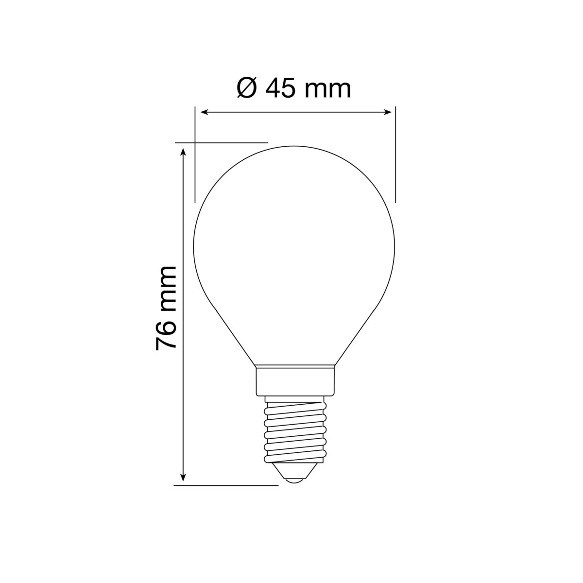 LED-Tropfenlampe E14 1W rot 80100040067