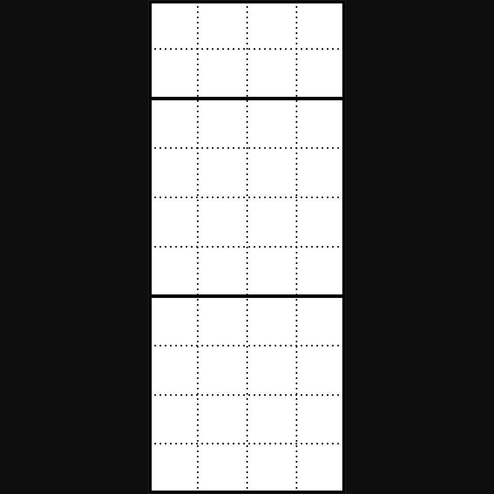 Briefkasten-Gehäuse AP BGA 611-4/10-0 W