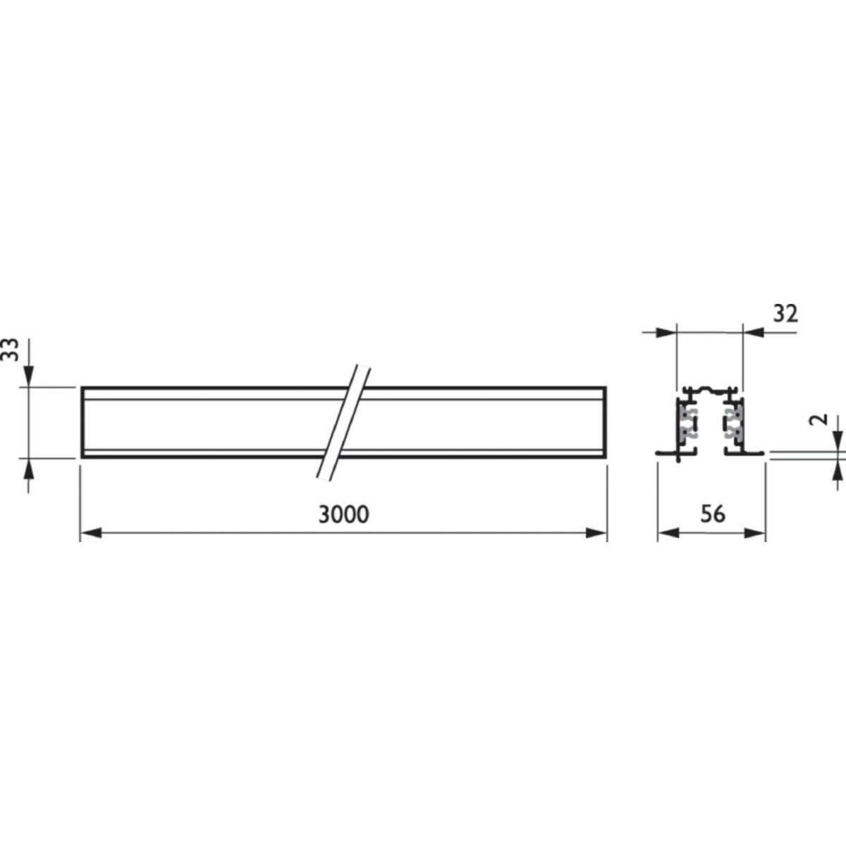 3-Phasen-Stromschiene RBS750 #06545700