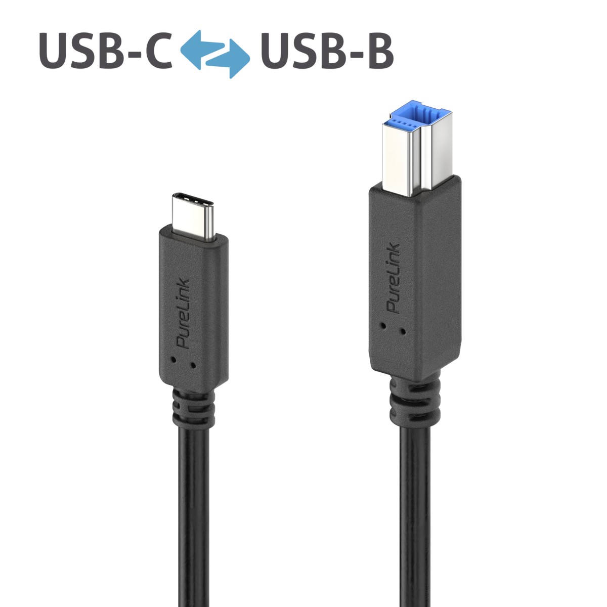 USB-C>B Kabel 1,5m IS2311-015