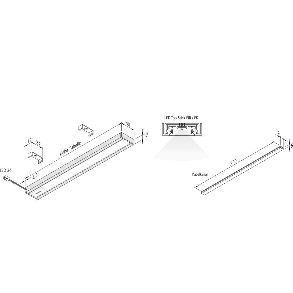 LED Top-Stick FIR 61001425402
