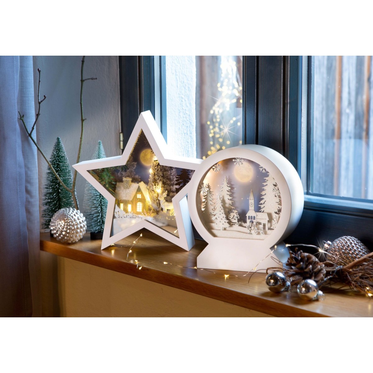 LED-3D Rundbild mit Rahmen 522907
