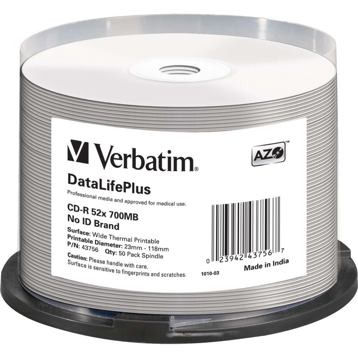 CD-R 80min/700MB/52x 43756 (VE50)