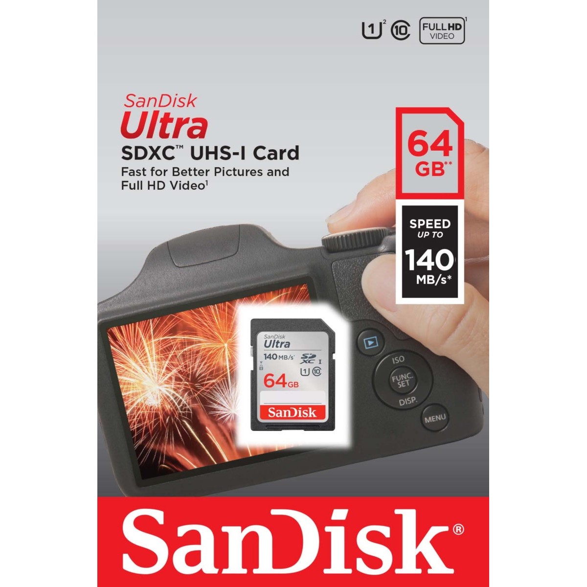 SDXC-Card 64GB SANDISK SDSDUNB-064G