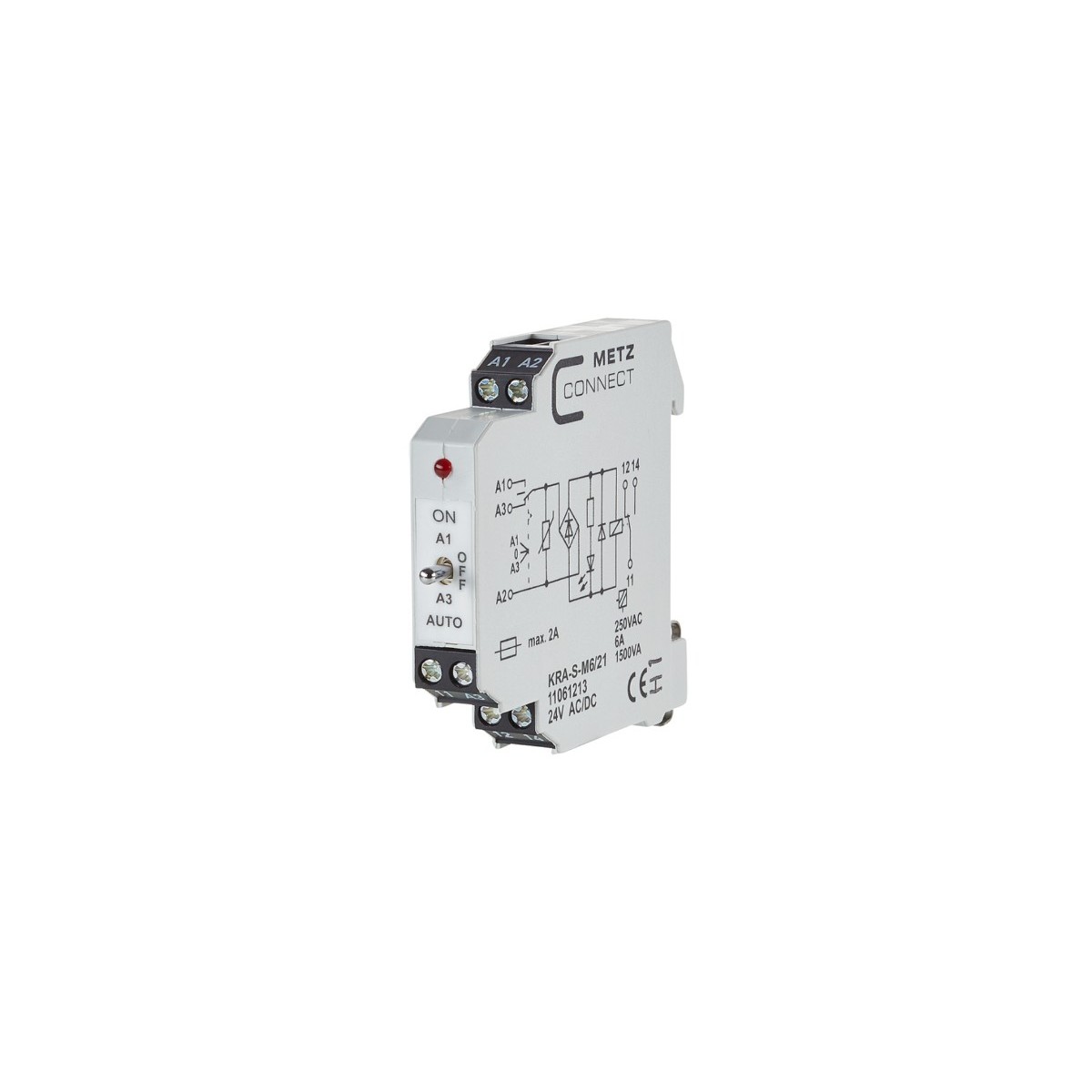Koppelbaustein KRAS-M6/21 24AC/DC