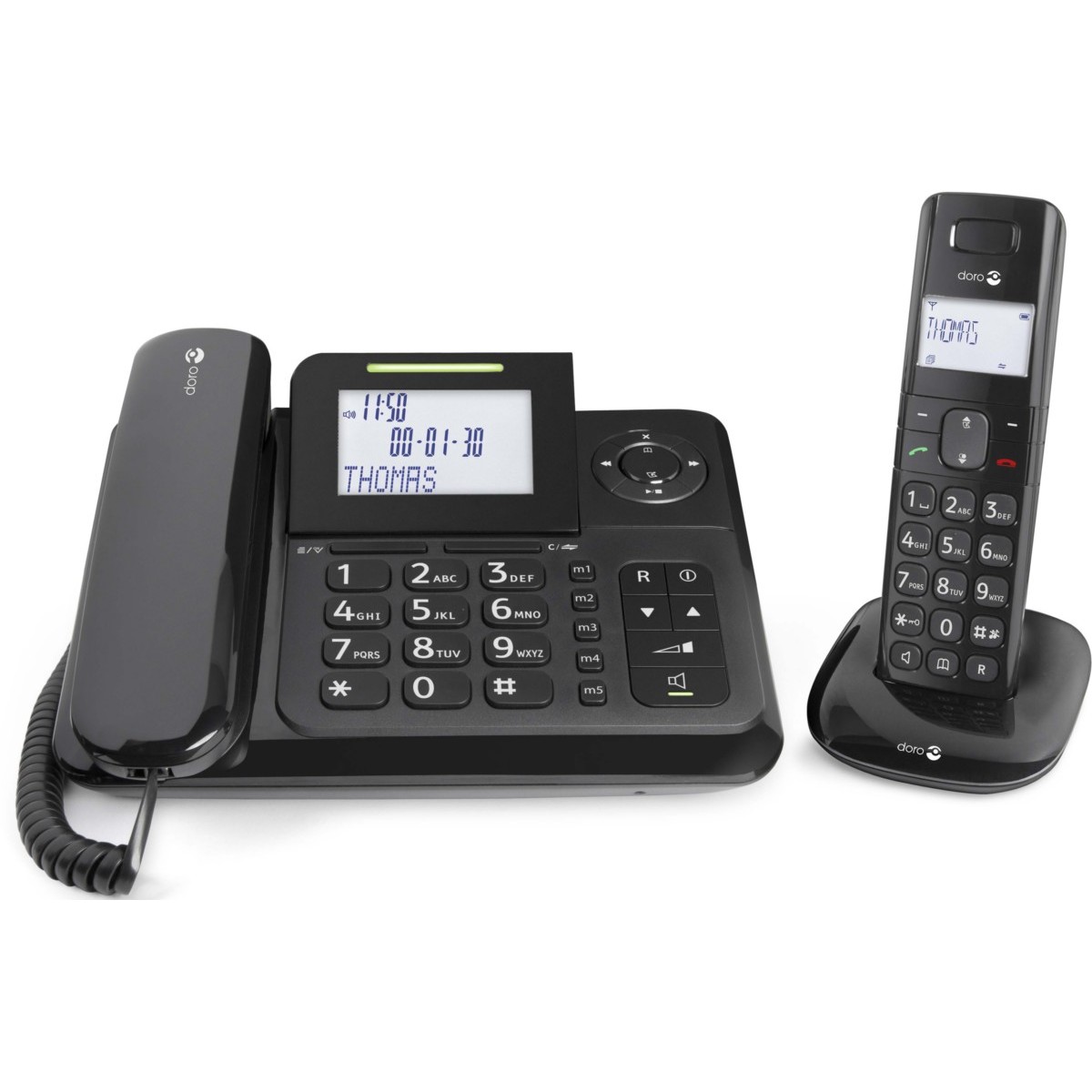 Großtastentelefon mit AB doroComfort4005Combo