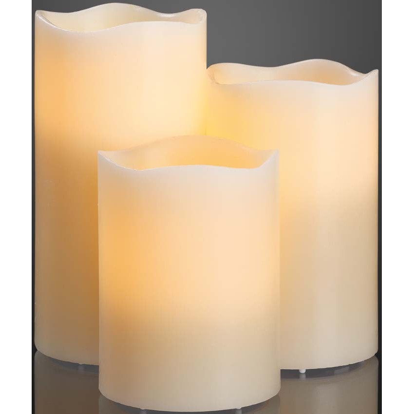 LED-Wachskerzen-Set ws 571950 3-Set