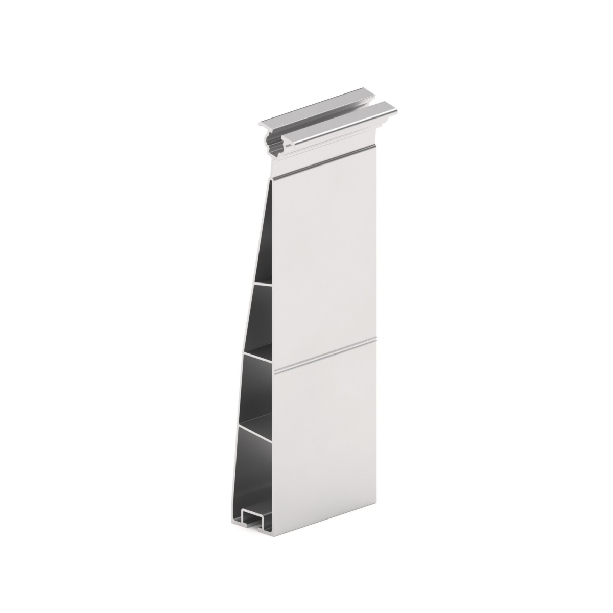 FixZ-15 Systemprofil oben 96 mm mit Verbinder 163900-001